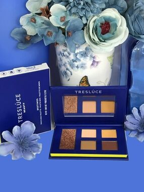 Tresluce Destinos Snackable Palette in CALMNESS Peach, Mustards, Bronze + *BNIB